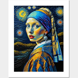 Girl with a Pearl earring Posters and Art